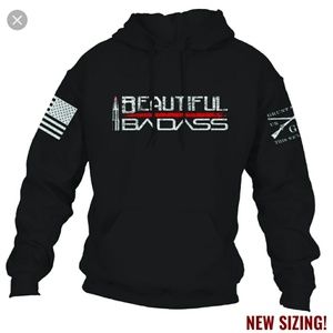 Womens Medium grunt style hoodie.